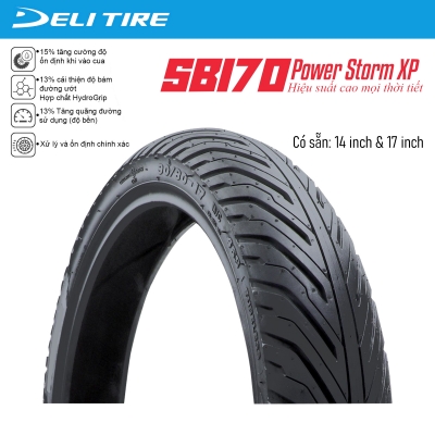 Vỏ DELI SB-170 -  Xe tay ga